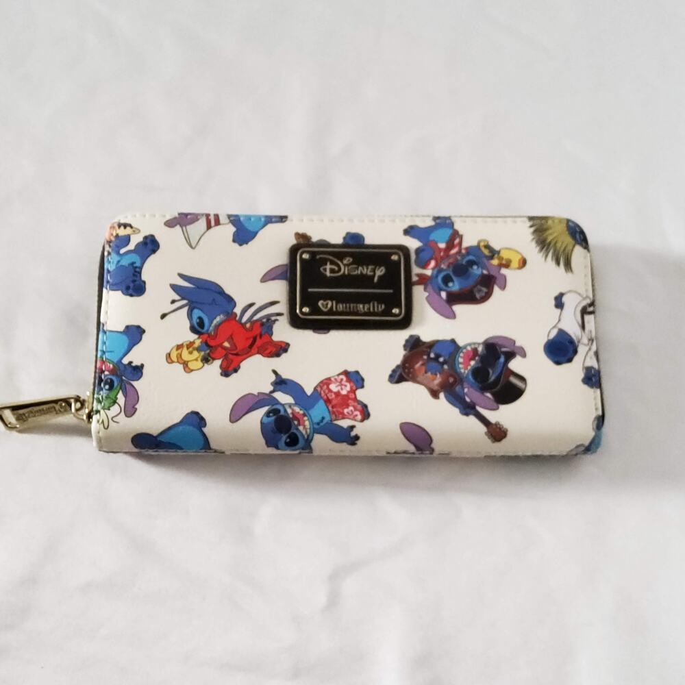 Disney Loungefly STITCH Costumes AOP Wallet NWOT | 2018